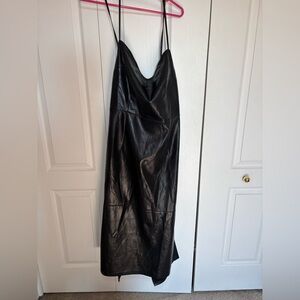 Good American Black Slip Dress